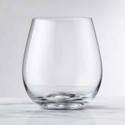 Modern Stemless Wine Glass