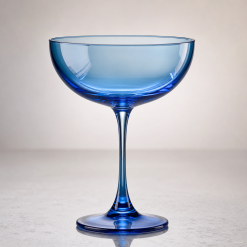 Ocean Blue Cocktail Glass