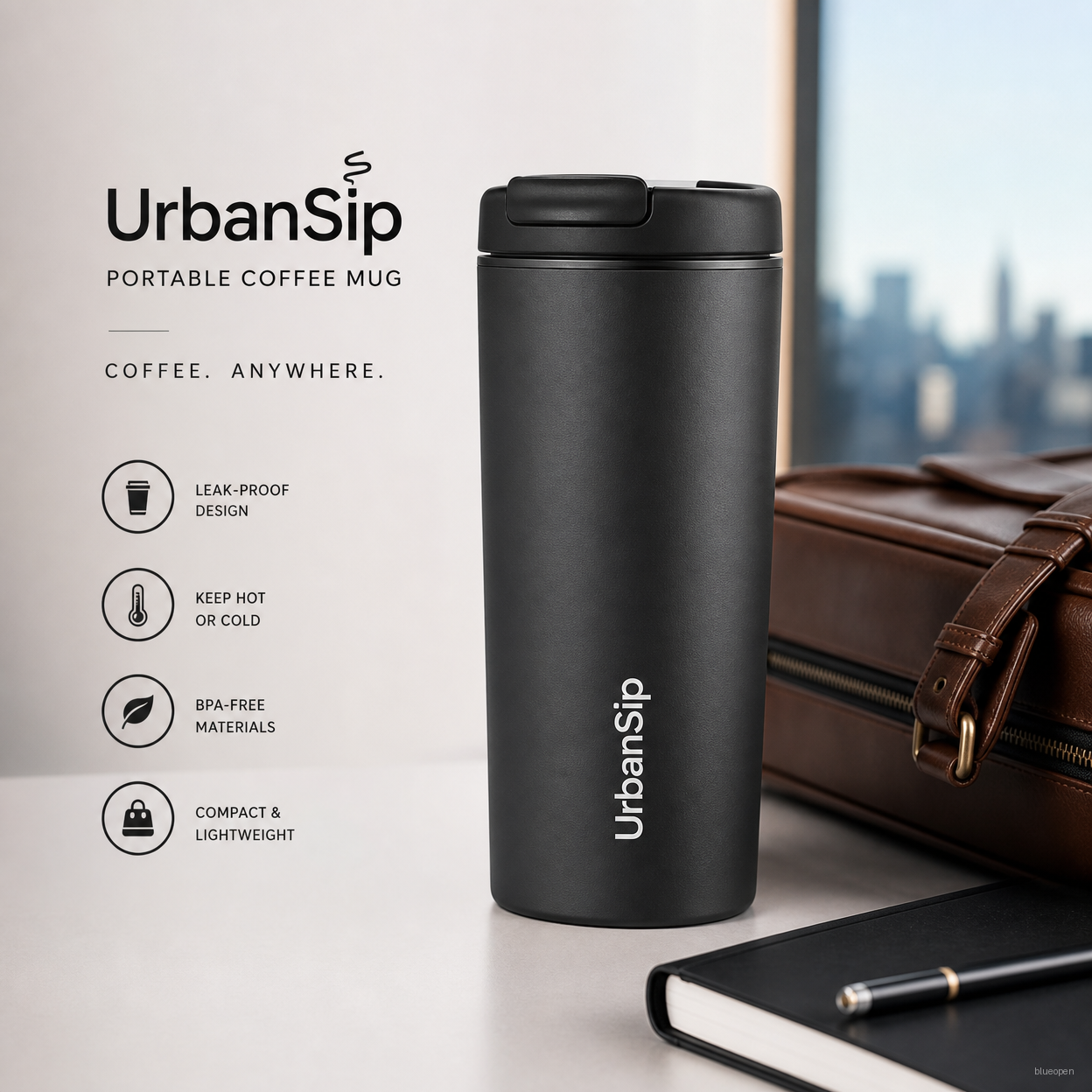 UrbanSip Portable Coffee Mug