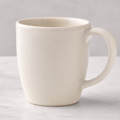 Ivory Glaze Breakfast Mug